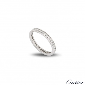 Cartier Platinum Ballerine Diamond Wedding Ring